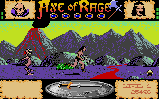 Axe of Rage atari screenshot