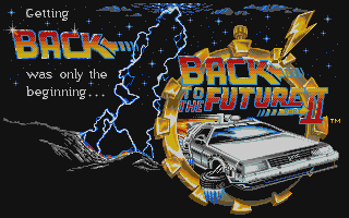 Back to the Future II atari screenshot