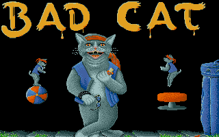 Bad Cat atari screenshot
