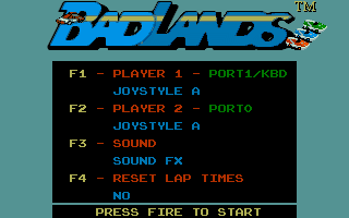 Badlands atari screenshot