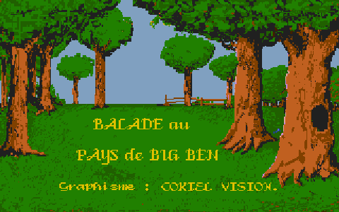 Balade au Pays de Big Ben atari screenshot