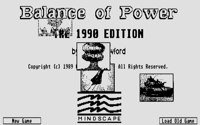 Balance of Power - The 1990 Edition atari screenshot