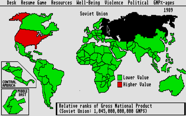 Balance of Power - The 1990 Edition atari screenshot