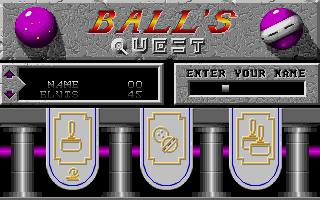 Ball's Quest atari screenshot