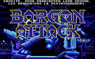 Bargon Attack atari screenshot