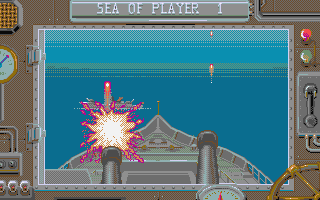 Battleships atari screenshot