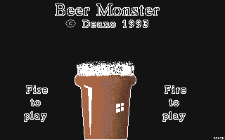 Beer Monster atari screenshot
