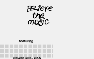 Believe the Music atari screenshot