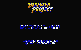 Bermuda Project atari screenshot