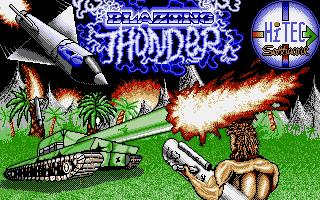 Blazing Thunder atari screenshot