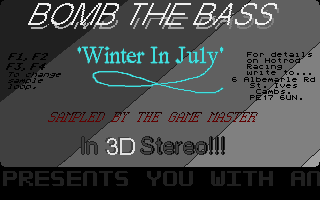 Bomb The Bass - Winter in July