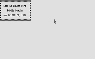 Bomber Bird atari screenshot