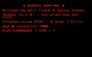 Border Warfare atari screenshot