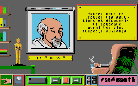Bosse des Maths 1ère (La) atari screenshot