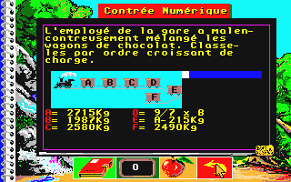 Bosse des Maths 5ème (La) atari screenshot