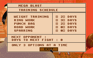 World Championship Boxing Manager atari screenshot