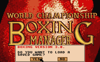 World Championship Boxing Manager atari screenshot