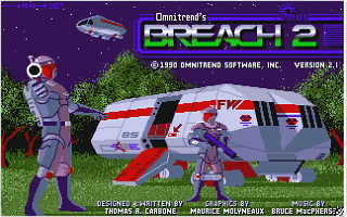 Breach II atari screenshot