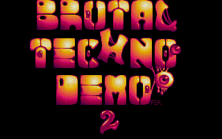 Real Brutal Techno Demo II atari screenshot
