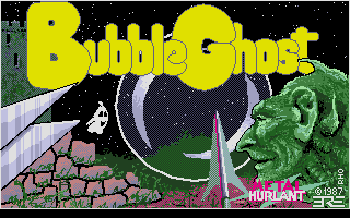 Bubble Ghost atari screenshot
