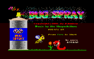 Bug Spray atari screenshot