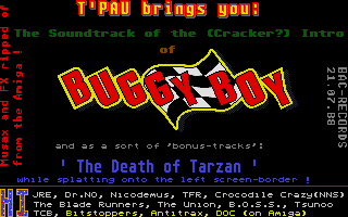 Buggy Boy Soundtrack atari screenshot
