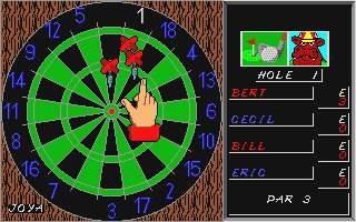 Bully's Sporting Darts atari screenshot