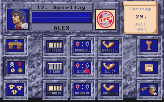 Bundesliga Manager Professional atari screenshot