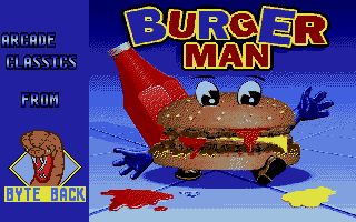 Burger Man atari screenshot