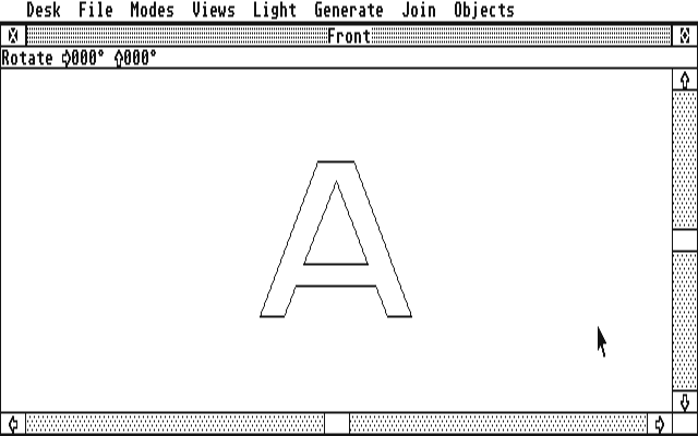 CAD-3D Fonts, Primitives, Hints and Tips Disk atari screenshot