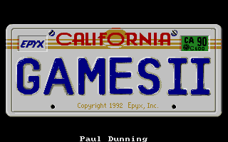 California Games II atari screenshot
