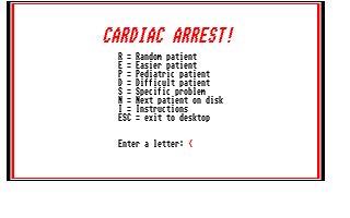 Cardiac Arrest! atari screenshot