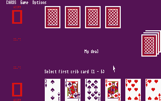 Cards atari screenshot