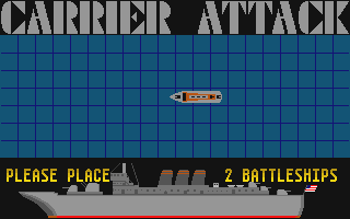Carrier Attack atari screenshot