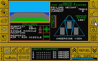 Carrier Command atari screenshot