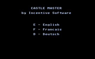 Castle Master atari screenshot