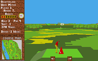 Challenge Golf atari screenshot