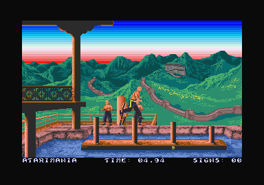 Chambers of Shaolin atari screenshot