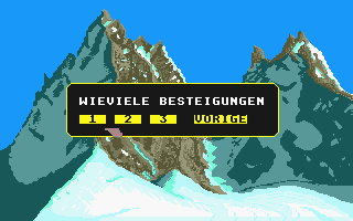 Chamonix Challenge atari screenshot