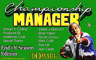 Championship Manager 94 atari screenshot