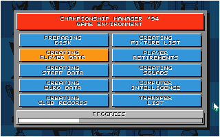 Championship Manager 94 [datadisk / update] atari screenshot