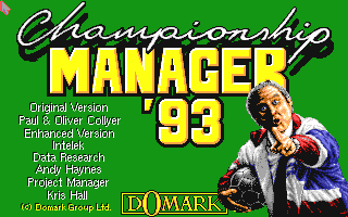 Championship Manager 93 atari screenshot