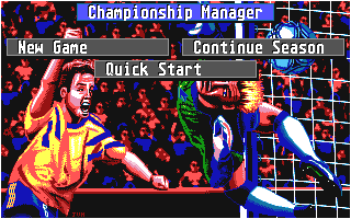 Championship Manager atari screenshot