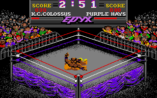 Championship Wrestling atari screenshot