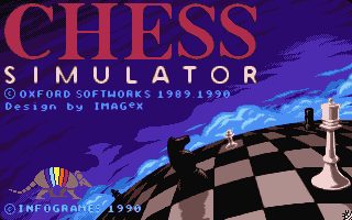 Chess Simulator atari screenshot