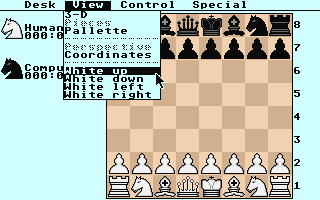 Chess Simulator atari screenshot