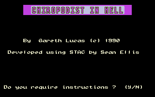 Chiropodist in Hell atari screenshot