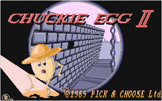 Chuckie Egg II - Harry Returns in Time for Easter atari screenshot