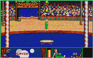 Circus Attractions atari screenshot