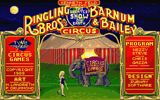 Circus Games atari screenshot